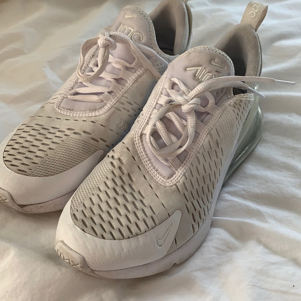 White Nike sneakers